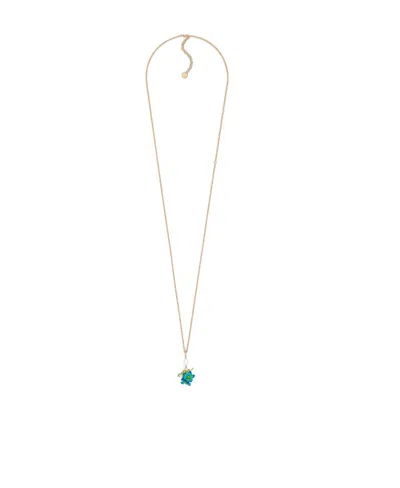 Dior Toile De Jouy Voyage Long Necklace In Yellow
