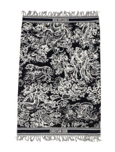 Pre-owned Dior Toile De Juoy Beach Towel