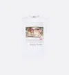Dior Crew Neck Graphic Print Short Sleeves Top In White
