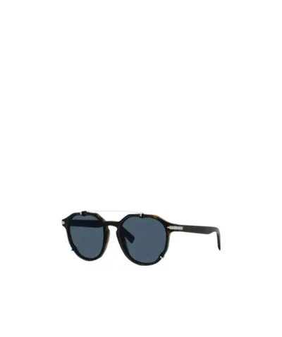 Dior Tortoiseshell-effect Pantos Sunglasses In Blue