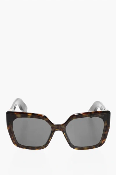 Dior Tortoiseshell Patterned Wayfarer Sunglasses Grösse Unica