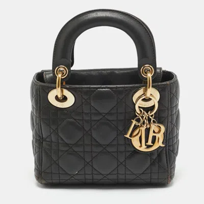 Pre-owned Dior Tote In Gray