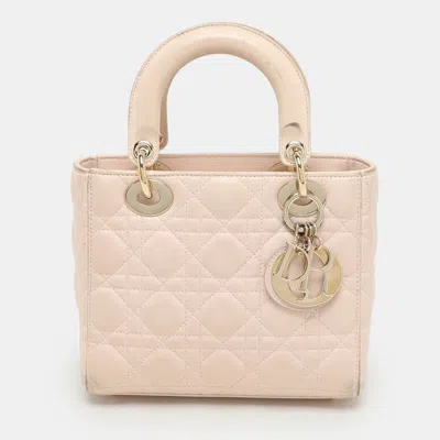 Pre-owned Dior Tote In Sand