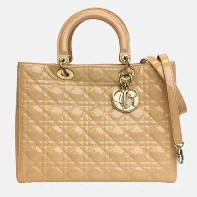Pre-owned Dior Tote Bag In Beige