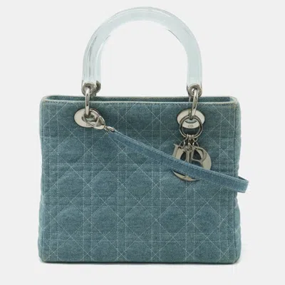 Pre-owned Dior Tote Bag In Blue