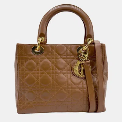 Pre-owned Dior Tote Bag In Brown