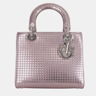 Pre-owned Dior Tote Bag In Metallic