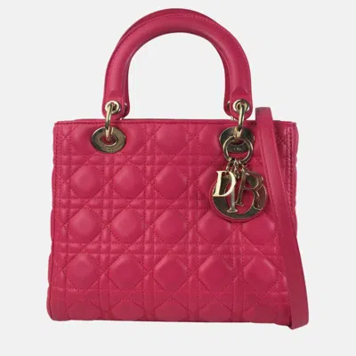 Pre-owned Dior Tote Bag In Pink