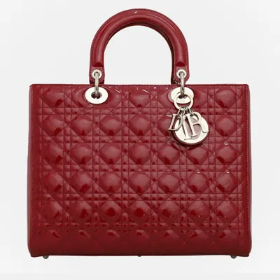 Pre-owned Dior Tote Bag In Red