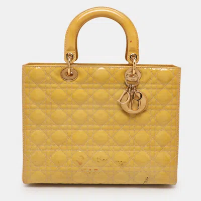 Pre-owned Dior Tote In Beige
