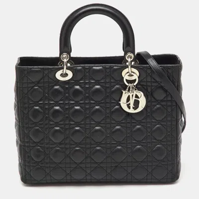 Pre-owned Dior Tote In Black