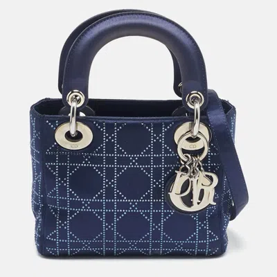 Pre-owned Dior Tote In Blue