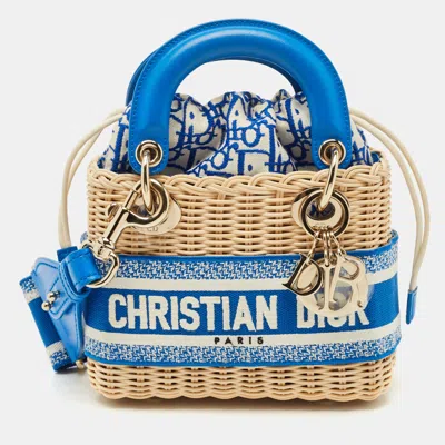 Pre-owned Dior Tote In Blue