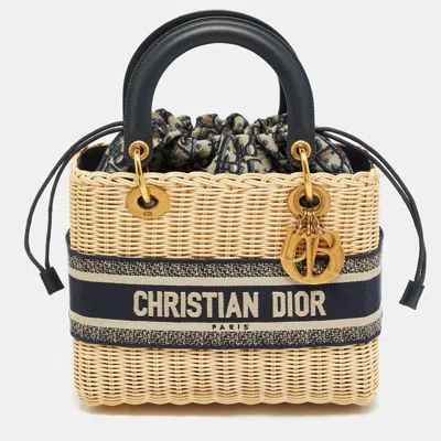 Pre-owned Dior Tote In Blue
