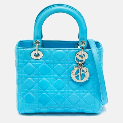 Pre-owned Dior Tote In Blue