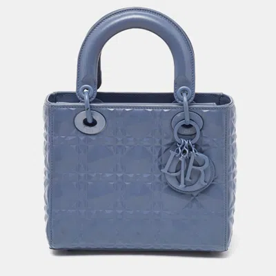 Pre-owned Dior Tote In Blue