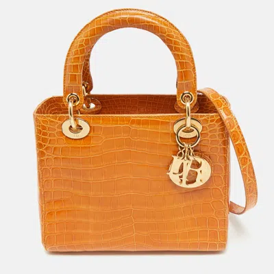 Pre-owned Dior Tote In Brown