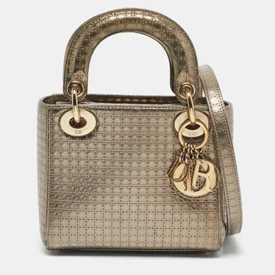 Pre-owned Dior Tote In Gold