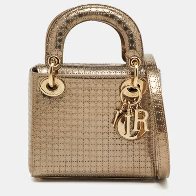 Pre-owned Dior Tote In Gold