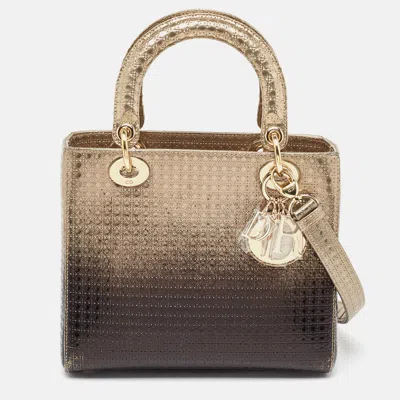 Pre-owned Dior Tote In Gold