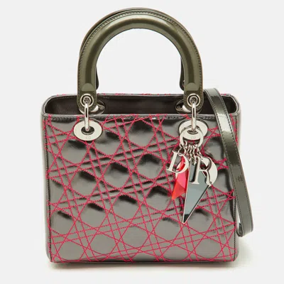 Pre-owned Dior Tote In Gray