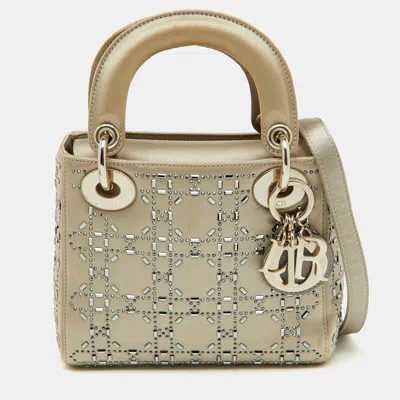 Pre-owned Dior Tote In Gray