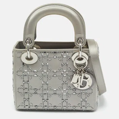 Pre-owned Dior Tote In Gray