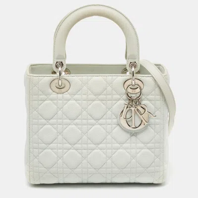 Pre-owned Dior Tote In Green