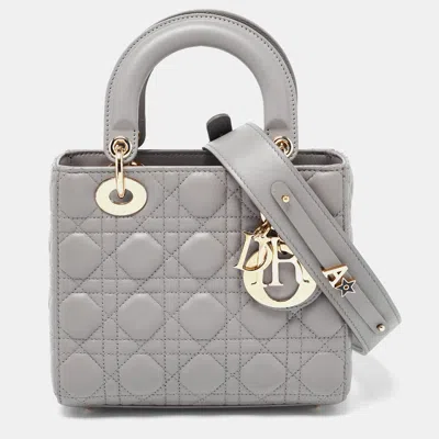 Pre-owned Dior Tote In Grey