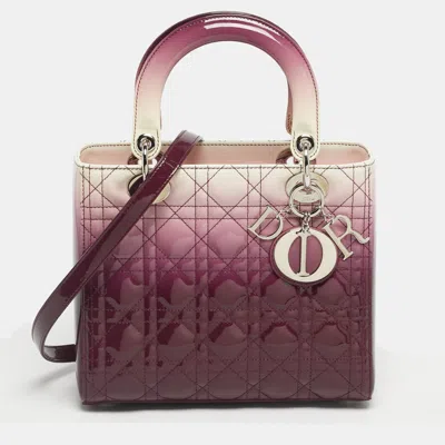Pre-owned Dior Tote In Purple