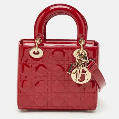 Pre-owned Dior Tote In Red