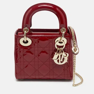 Pre-owned Dior Tote In Red
