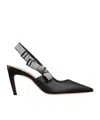 Dior Toujours Heel Sandals In Black