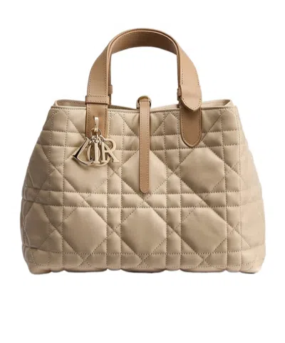 Dior Toujours Medium Tote Bag In Brown