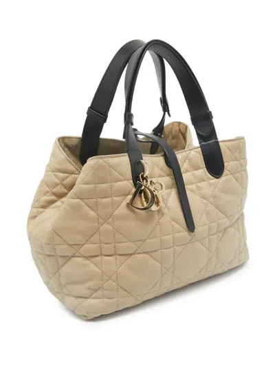 Pre-owned Dior Toujours Tote Bag In Neutral