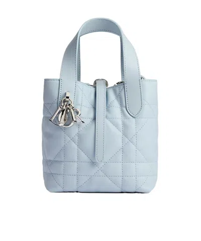 Dior Toujours Vertical Nano Tote Bag In Orange