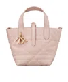 Dior Toujours Vertical Nano Tote Bag In Pink