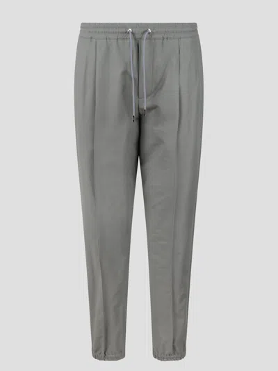 Dior Drawstring Track Pants In Grey