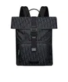Dior Trek Roll Top Backpack In Black