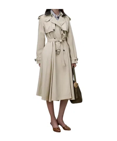 Dior Trench Coat In Neutral