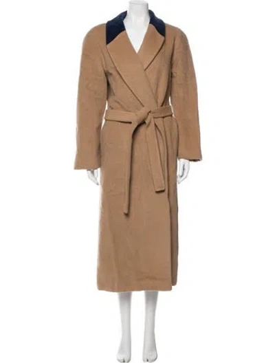 Pre-owned Dior Trench Coat In Brown