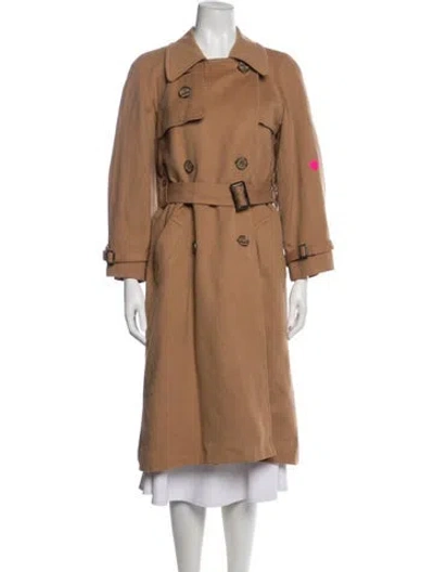 Pre-owned Dior Trench Coat In Neutral