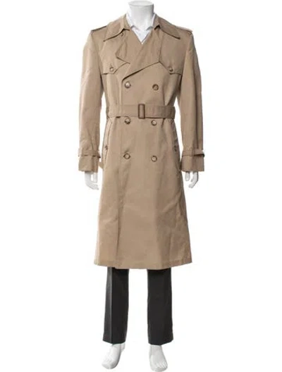Pre-owned Dior Trench Coat In Neutral