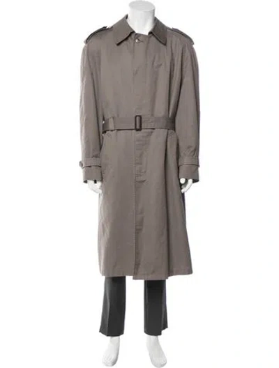 Pre-owned Dior Trench Coat In Neutral