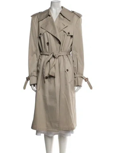 Pre-owned Dior Trench Coat In Neutrals