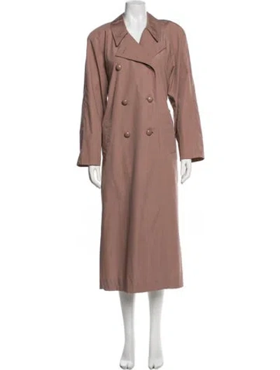 Pre-owned Dior Trench Coat In Pink