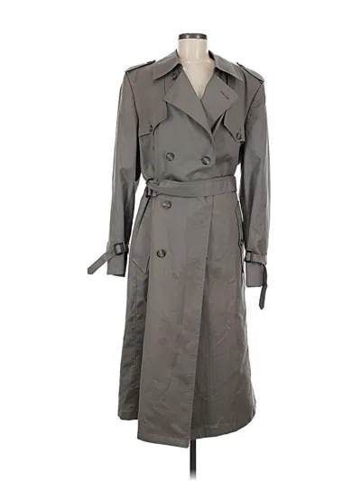 Pre-owned Dior Trenchcoat In Gray