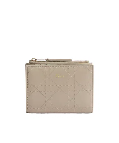 Dior Trianon Dahlia Wallet In Black