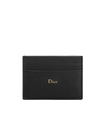Dior Trianon Freesia Card Holder In Red