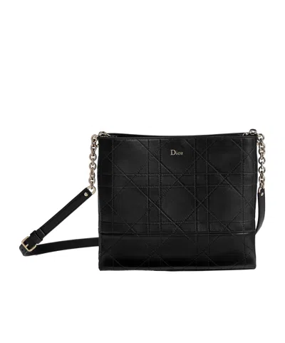 Dior Trianon Shoulder Bag In Black
